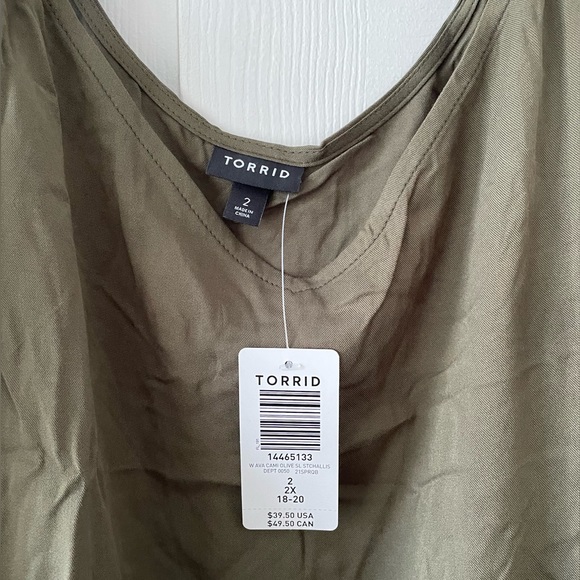 Torrid Olive Green Camisole - Picture 2 of 2